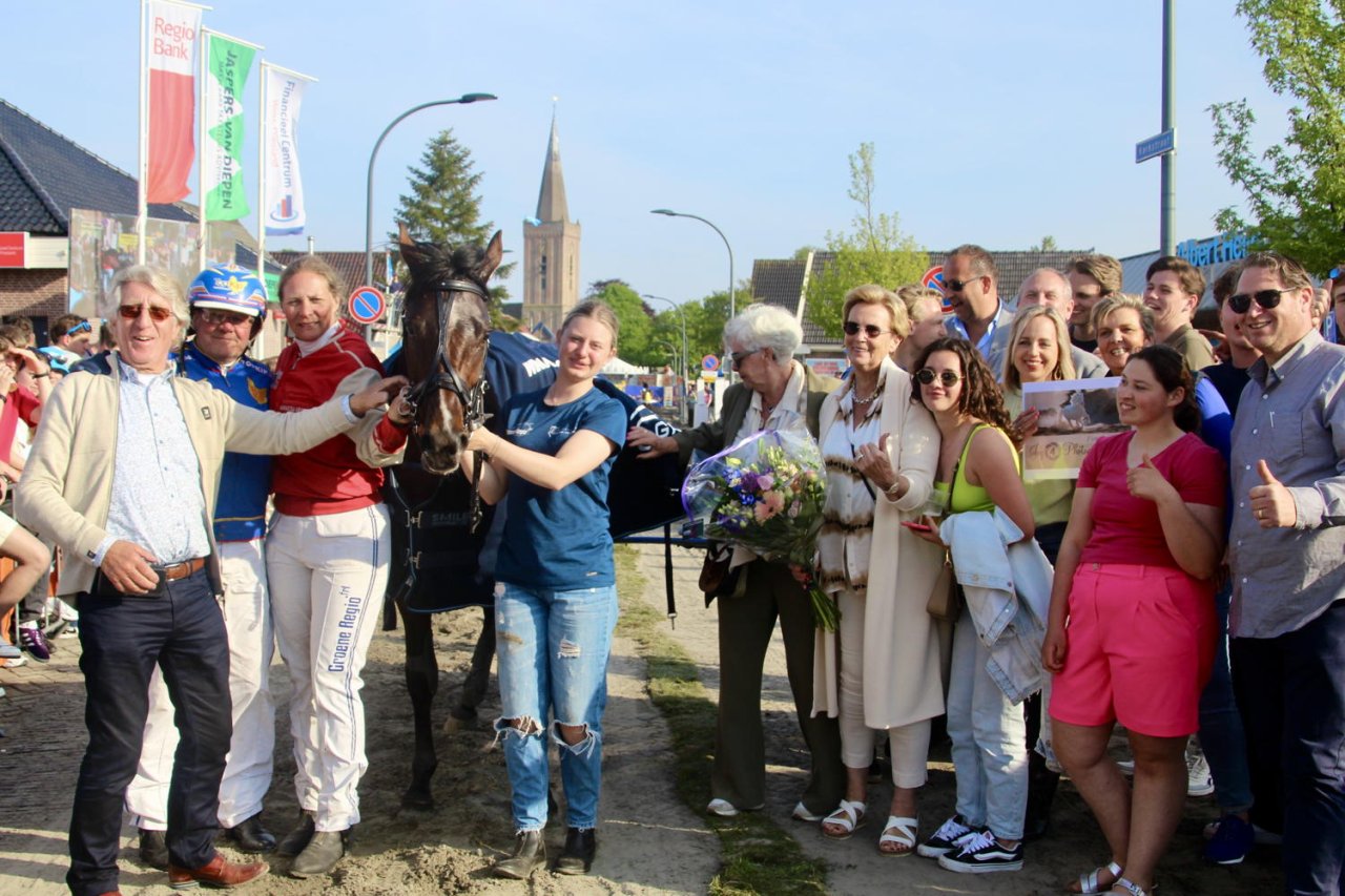 Ruud Pools wint de kortebaan van Wognum 2024 met Nevio Boko. Foto: Maartje Brakenhoff.