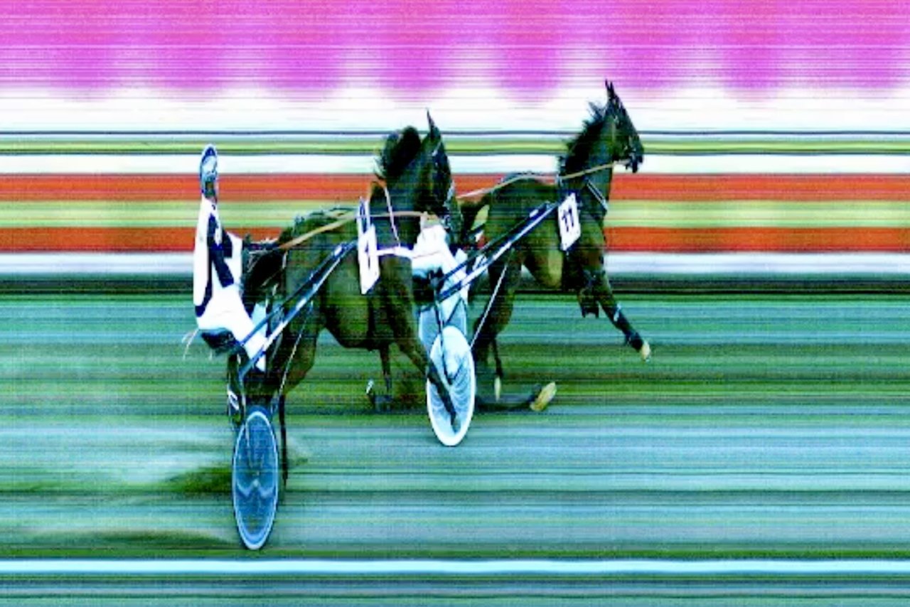 Finishfoto van Dia A Baers vs Jackie Wee in Ruiselede 2025.